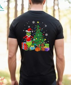 Santa Grinch Merry Christmas Tree 2023 T shirt