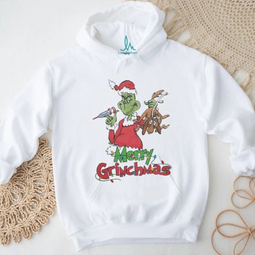 Santa Grinch Merry Grinchmas Nurse Light Shirt