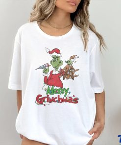 Santa Grinch Merry Grinchmas Nurse Light Shirt