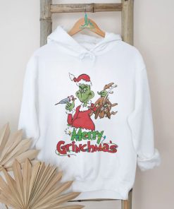 Santa Grinch Merry Grinchmas Nurse Light Shirt