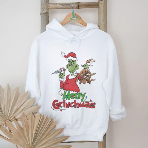 Santa Grinch Merry Grinchmas Nurse Light Shirt
