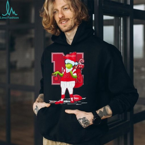 Santa Grinch Nebraska Cornhuskers Gift Christmas Tshirt