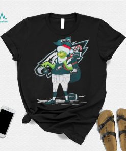 Santa Grinch Philadelphia Eagles Gift Christmas 2023 Shirt