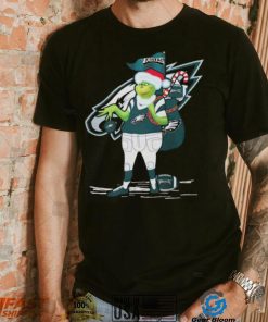 Santa Grinch Philadelphia Eagles Gift Christmas 2023 Shirt