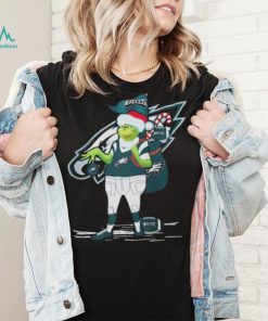 Santa Grinch Philadelphia Eagles Gift Christmas 2023 Shirt