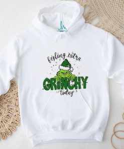 Santa Grinch Santa Hat Green Feeling Extra Grinchy Today shirt