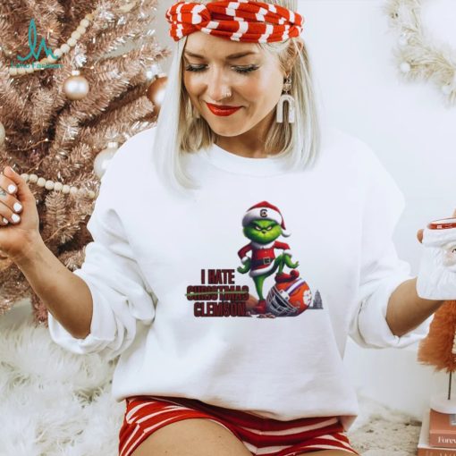 Santa Grinch South Carolina Gamecocks I Hate Christmas Clemson 2023 Shirt