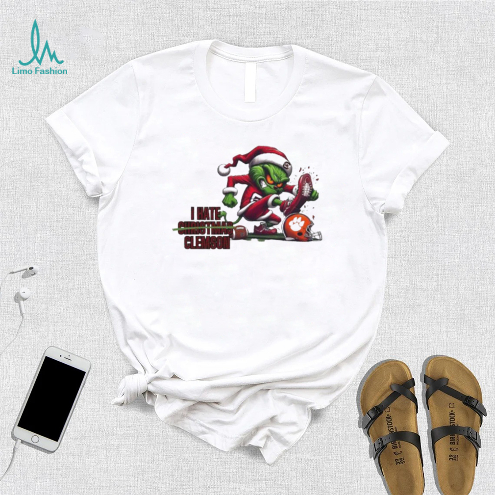 Santa Grinch South Carolina Gamecocks I Hate Clemson 2023 Shirt Santa Grinch South Carolina Gamecocks I Hate Clemson 2023 Shirt