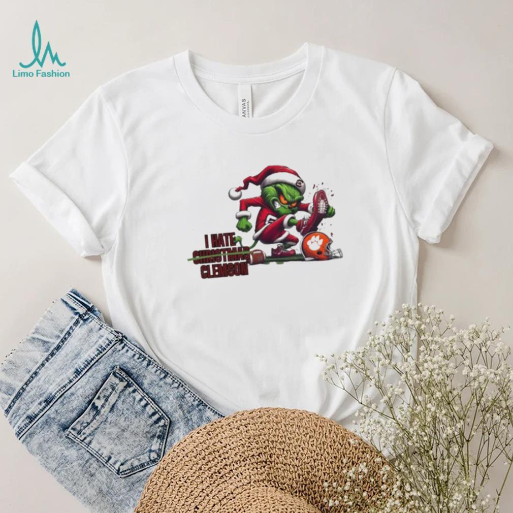Santa Grinch South Carolina Gamecocks I Hate Clemson 2023 Shirt Santa Grinch South Carolina Gamecocks I Hate Clemson 2023 Shirt