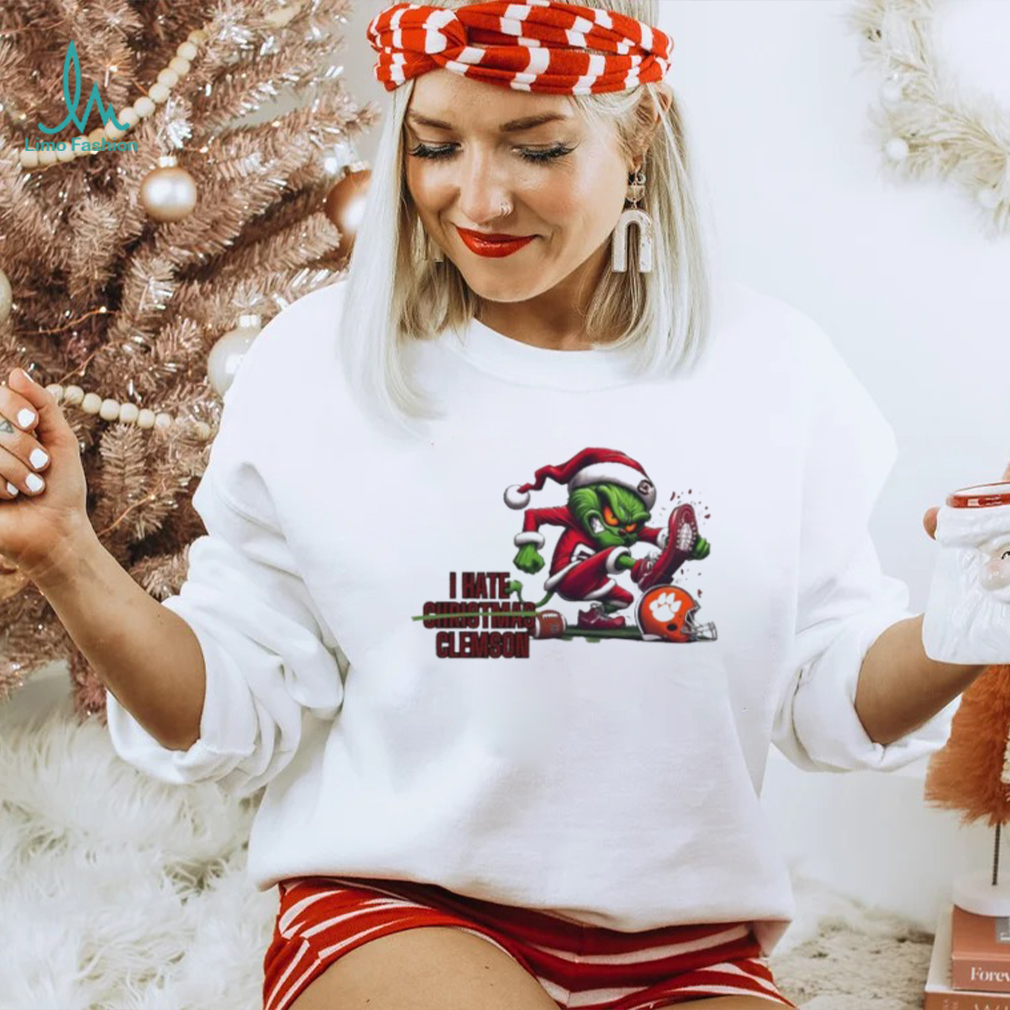Santa Grinch South Carolina Gamecocks I Hate Clemson 2023 Shirt Santa Grinch South Carolina Gamecocks I Hate Clemson 2023 Shirt