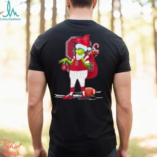 Santa Grinch Stanford Cardinal Gift Christmas Shirt