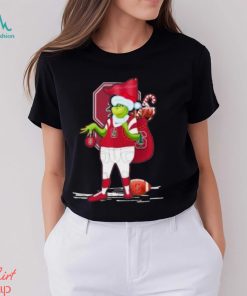 Santa Grinch Stanford Cardinal Gift Christmas Shirt