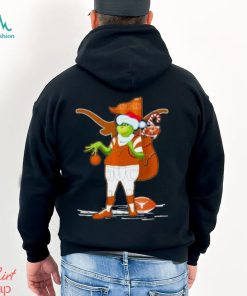 Santa Grinch Texas Longhorns Gift Christmas Shirt