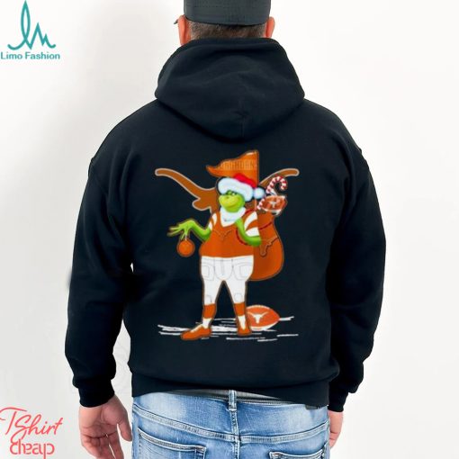 Santa Grinch Texas Longhorns Gift Christmas Shirt