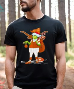 Santa Grinch Texas Longhorns Gift Christmas Shirt