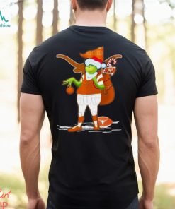 Santa Grinch Texas Longhorns Gift Christmas Shirt