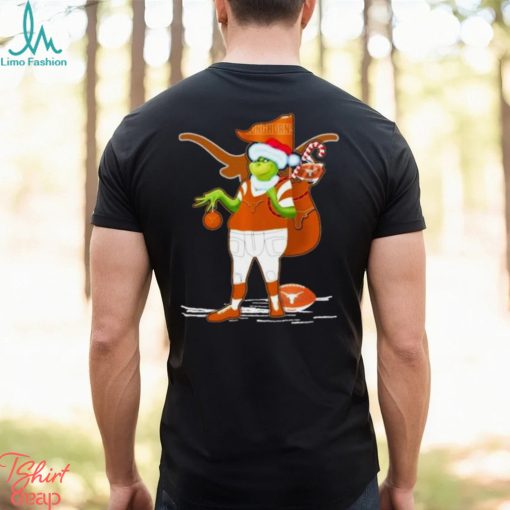 Santa Grinch Texas Longhorns Gift Christmas Shirt