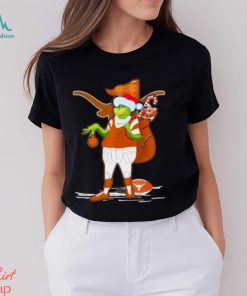 Santa Grinch Texas Longhorns Gift Christmas Shirt