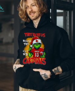 Santa Grinch They Hate Us Because They Ain’t Louisville Cardinals Football Shirt