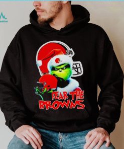 Santa Grinch fear the Cleveland Browns NFL shirt