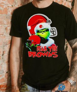 Santa Grinch fear the Cleveland Browns NFL shirt