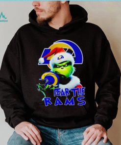 Santa Grinch fear the Los Angeles Rams NFL shirt