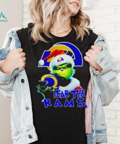 Santa Grinch fear the Los Angeles Rams NFL shirt