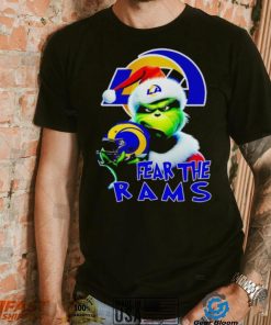 Santa Grinch fear the Los Angeles Rams NFL shirt