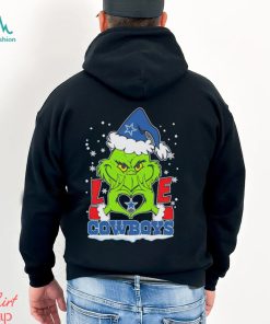 Santa Grinch love Dallas Cowboys shirt