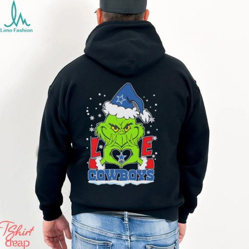 Santa Grinch love Dallas Cowboys shirt