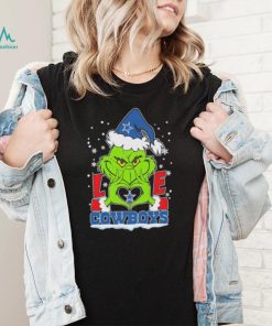 Santa Grinch love Dallas Cowboys shirt