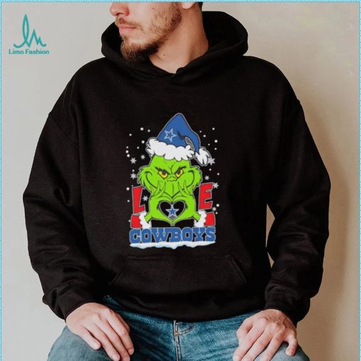 Santa Grinch love Dallas Cowboys shirt