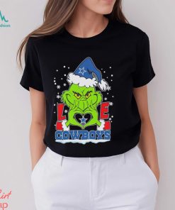 Santa Grinch love Dallas Cowboys shirt