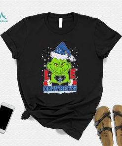 Santa Grinch love Dallas Cowboys shirt