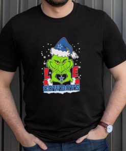 Santa Grinch love Dallas Cowboys shirt