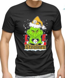 Santa Grinch love Pittsburgh Steelers shirt