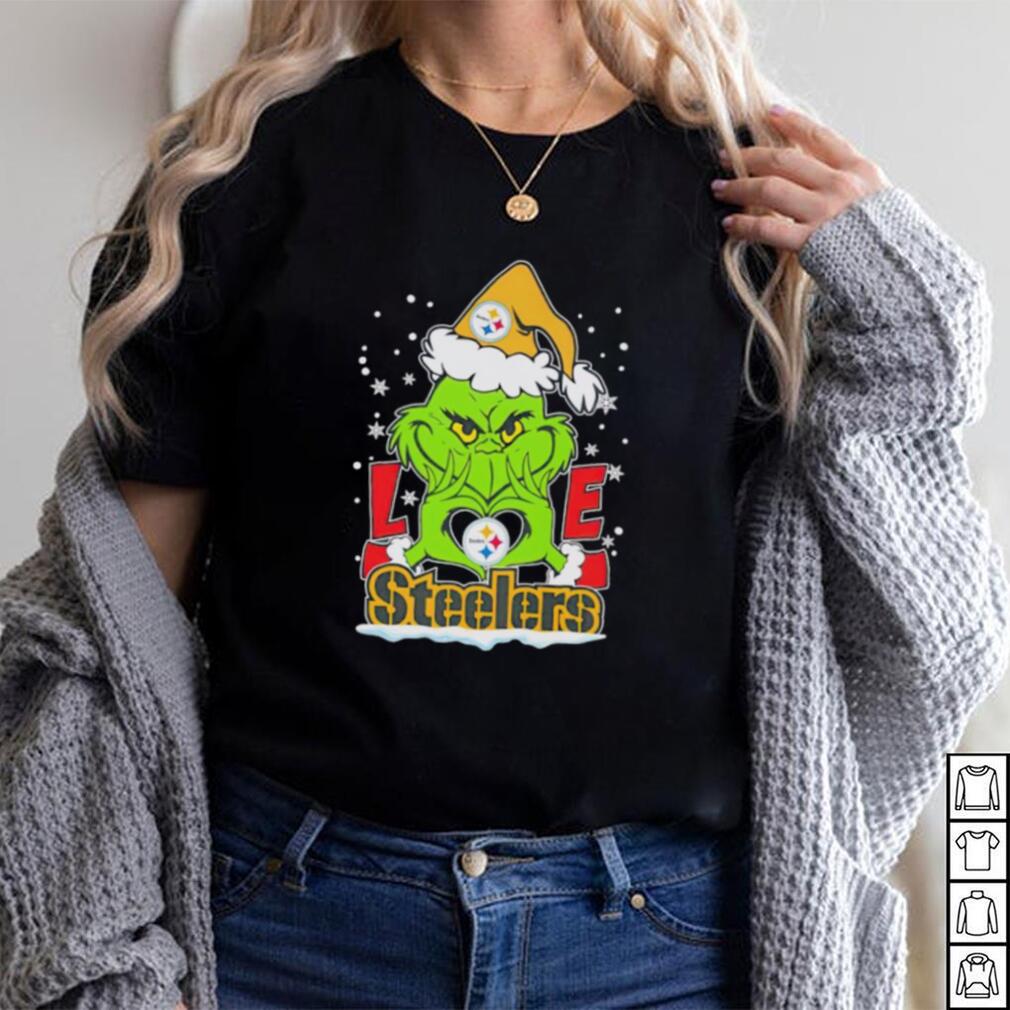 Santa Grinch love Pittsburgh Steelers shirt Santa Grinch love Pittsburgh Steelers shirt