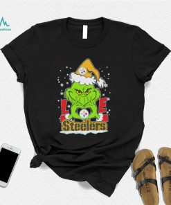 Santa Grinch love Pittsburgh Steelers shirt