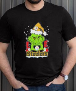 Santa Grinch love Pittsburgh Steelers shirt