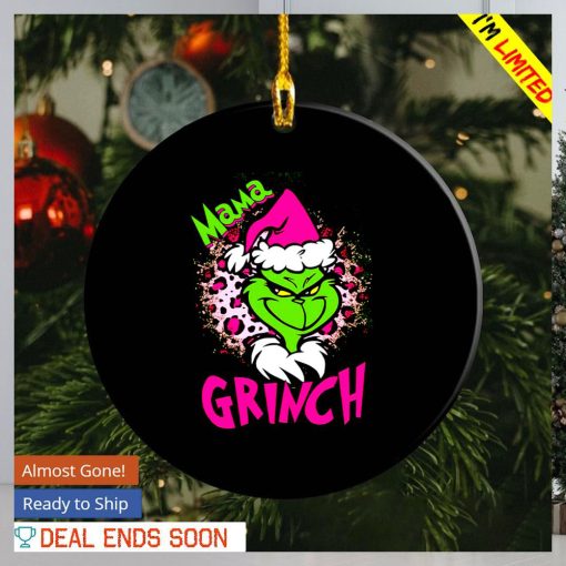 Santa Grinch mama Christmas ornament