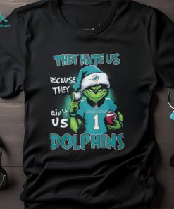 Santa Grinch they hate us because they ain’t us Dolphins shirt