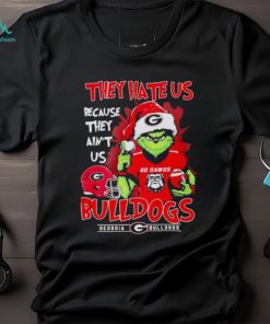 Santa Grinch they hate us because they ain’t us Georgia Bulldogs christmas shirt
