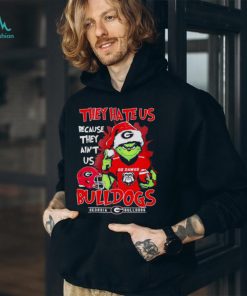 Santa Grinch they hate us because they ain’t us Georgia Bulldogs christmas shirt