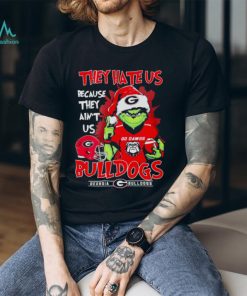 Santa Grinch they hate us because they ain’t us Georgia Bulldogs christmas shirt