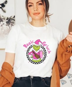 Santa Hat Basic Grinch Pink Merry Christmas 2023 Shirt