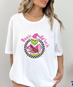 Santa Hat Basic Grinch Pink Merry Christmas 2023 Shirt