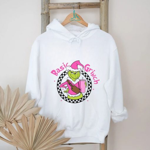 Santa Hat Basic Grinch Pink Merry Christmas 2023 Shirt