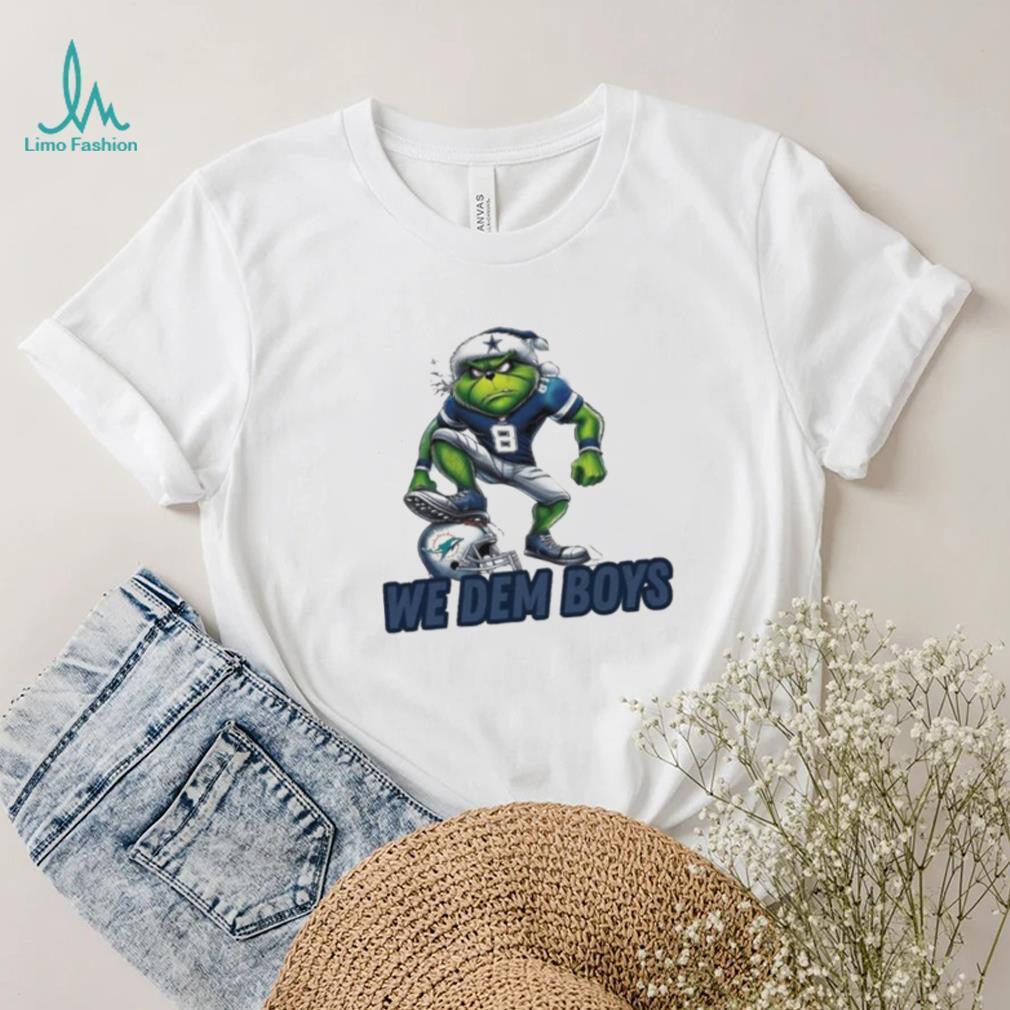 Santa Hat Grinch Dallas Cowboys vs Miami Dolphins We Dem Boys Christmas 2023 Shirt Santa Hat Grinch Dallas Cowboys vs Miami Dolphins We Dem Boys Christmas 2023 Shirt