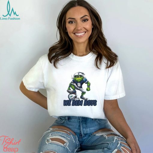 Santa Hat Grinch Dallas Cowboys vs Miami Dolphins We Dem Boys Christmas 2023 Shirt