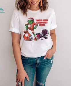 Santa Hat Grinch Tigers Rule Gamecocks Drool Shirt